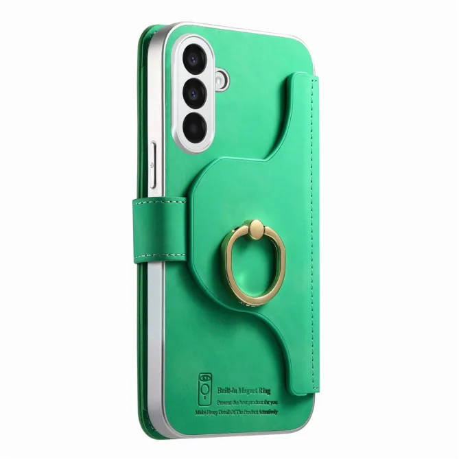Housse Samsung Galaxy A27 Coque Détachable RFID Anneau et Poche Zippée