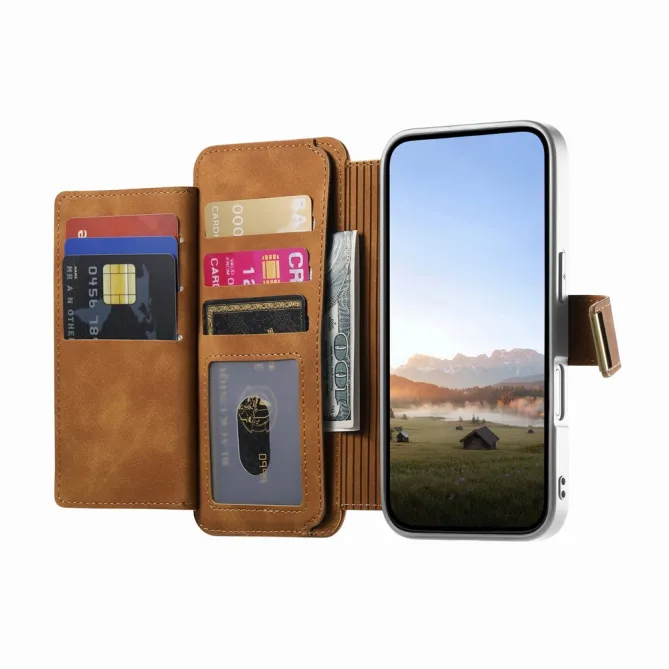 Housse Samsung Galaxy A27 Coque Détachable RFID Anneau et Poche Zippée