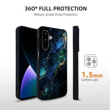 Coque Samsung Galaxy A27 Effet Marbre Pierre Précieuse Magnétique