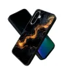Coque Samsung Galaxy A27 Effet Marbre Or Magnétique