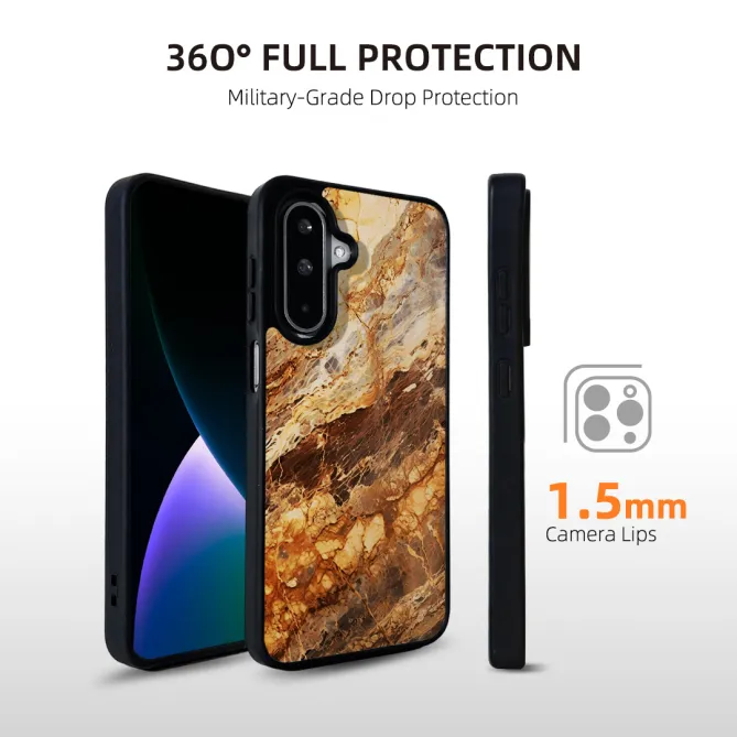 Coque Samsung Galaxy A27 Effet Marbre Pierre Naturelle Magnétique