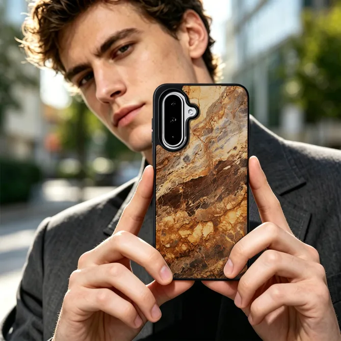Coque Samsung Galaxy A27 Effet Marbre Pierre Naturelle Magnétique