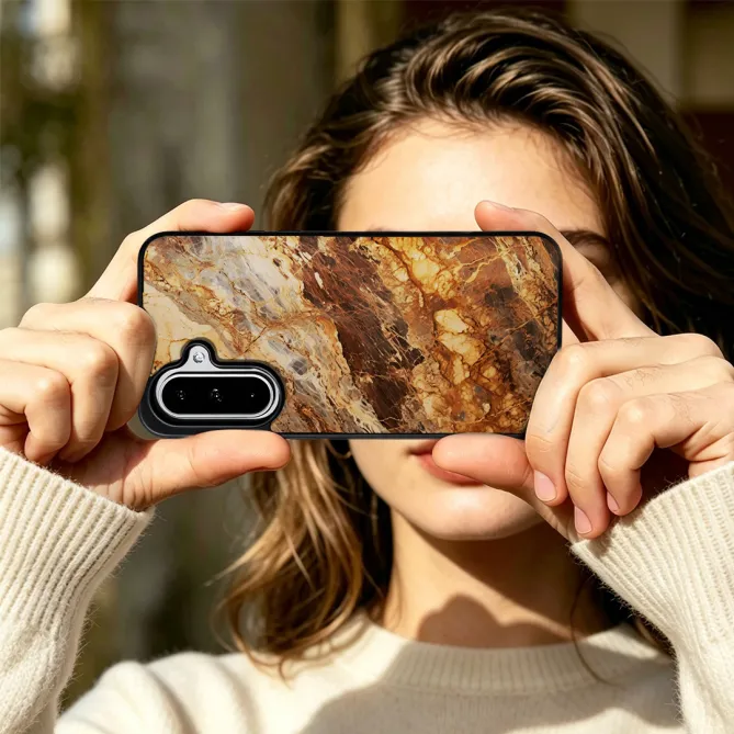 Coque Samsung Galaxy A27 Effet Marbre Pierre Naturelle Magnétique