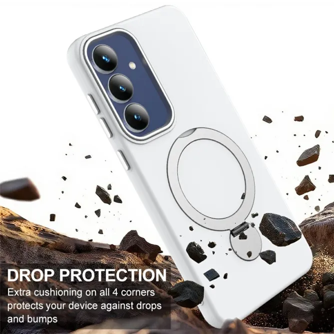 Coque Samsung Galaxy A27 Magnétique Anneau Béquille Rotatif