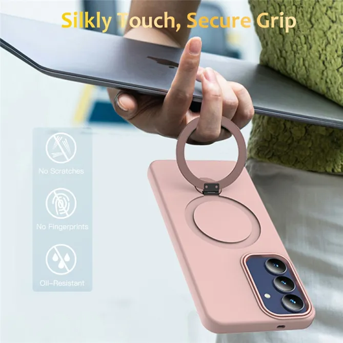 Coque Samsung Galaxy A27 Magnétique Anneau Béquille Rotatif
