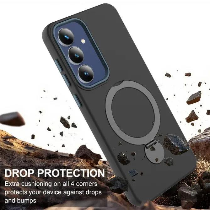 Coque Samsung Galaxy A27 Magnétique Anneau Béquille Rotatif