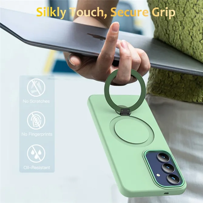 Coque Samsung Galaxy A27 Magnétique Anneau Béquille Rotatif