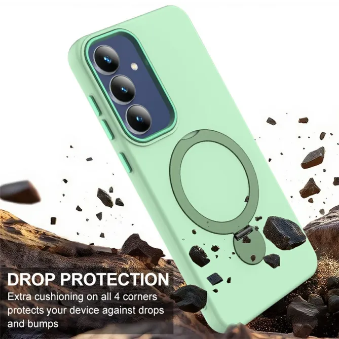 Coque Samsung Galaxy A27 Magnétique Anneau Béquille Rotatif