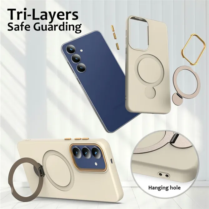 Coque Samsung Galaxy A27 Magnétique Anneau Béquille Rotatif