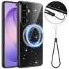 Coque Samsung Galaxy A27 Paillettes Magnétique avec Dragonne