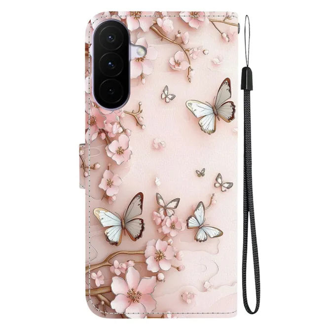 Housse Samsung Galaxy A27 Papillons et Cerisier