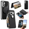 Housse Samsung Galaxy A27 Coque Détachable Magnétique, Cuir Croisé