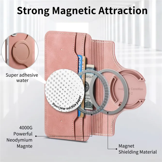 Housse Samsung Galaxy A27 Coque Détachable Magnétique, Cuir Croisé