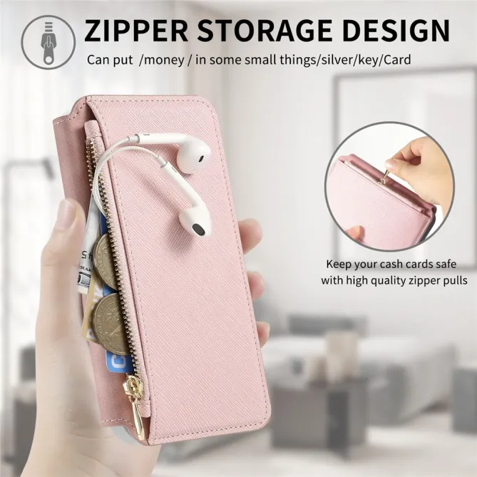 Housse Samsung Galaxy A27 Coque Détachable Magnétique, Cuir Croisé