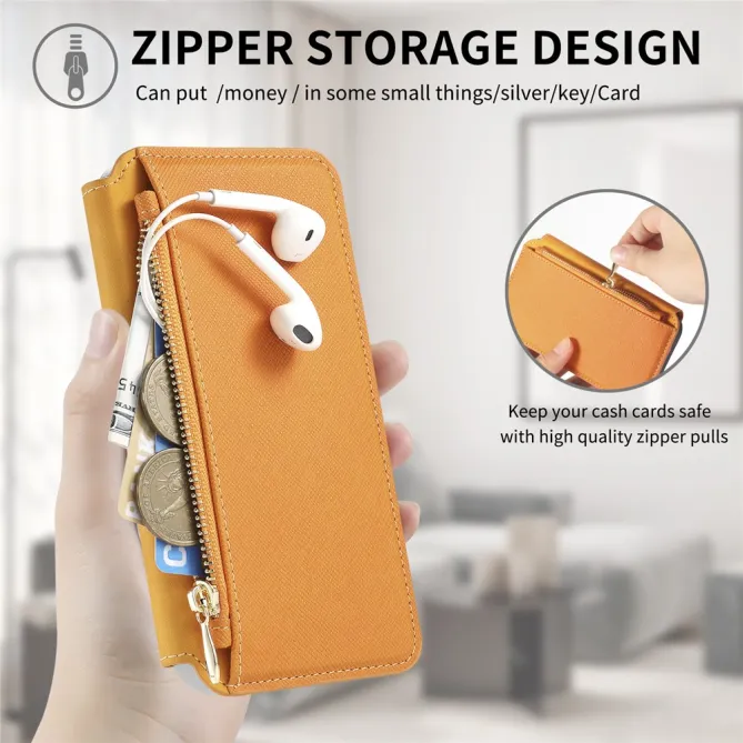 Housse Samsung Galaxy A27 Coque Détachable Magnétique, Cuir Croisé