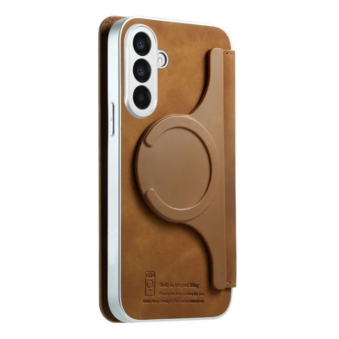 Housse Samsung Galaxy A27 Coque Détachable Magnétique, Cuir Croisé