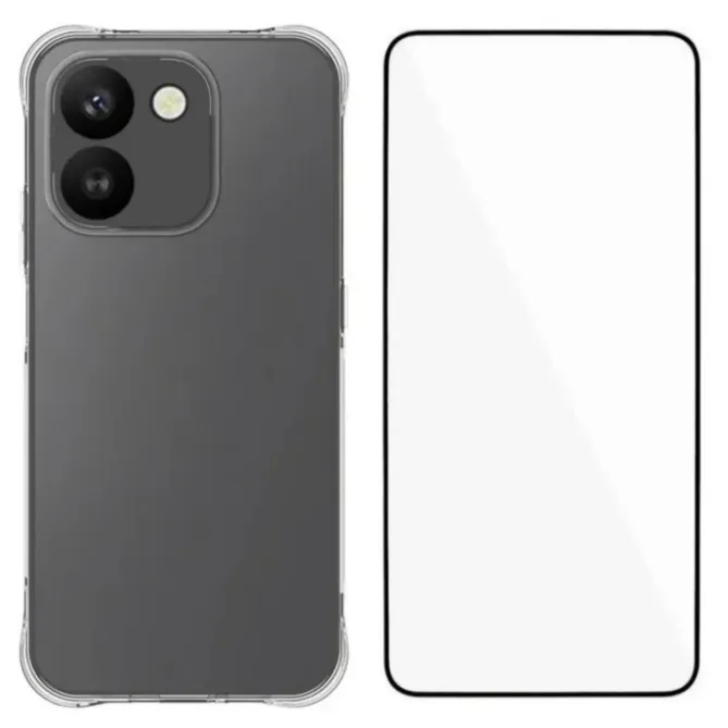 Coque Honor 600 Smart Transparente avec Verre Trempé