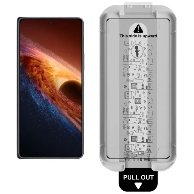 Verre Trempé Honor Magic V6 avec Kit de Pose Sans Poussière