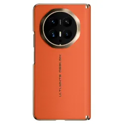 Coque Honor Magic V6 Effet Cuir Tissé Magnétique