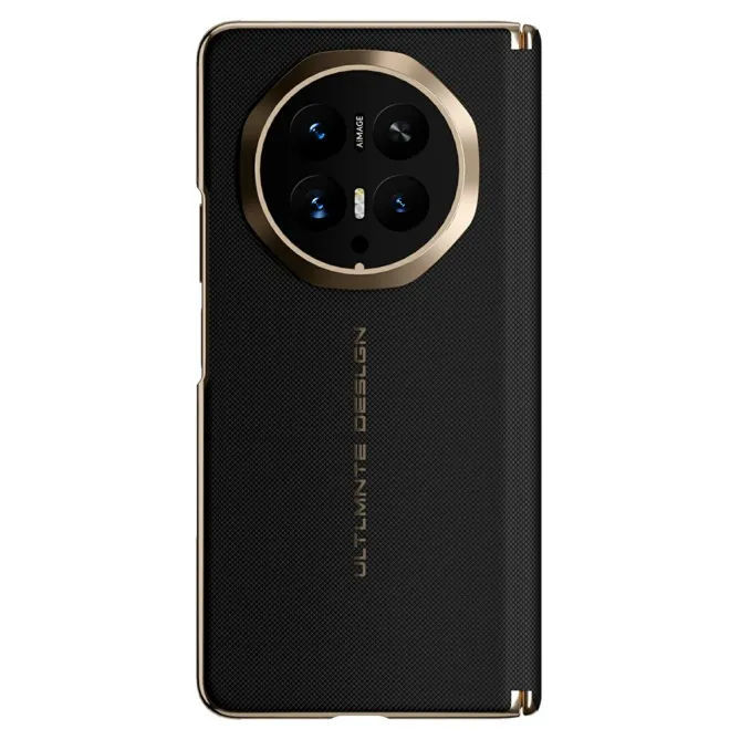 Coque Honor Magic V6 Effet Cuir Tissé Magnétique