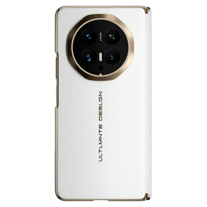 Coque Honor Magic V6 Effet Cuir Tissé Magnétique