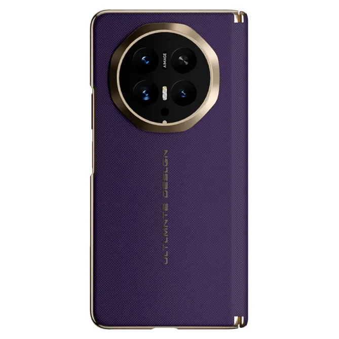 Coque Honor Magic V6 Effet Cuir Tissé Magnétique