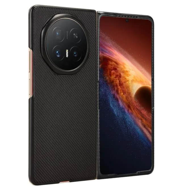 Coque Honor Magic V6 Effet Carbone Bords Ouverts