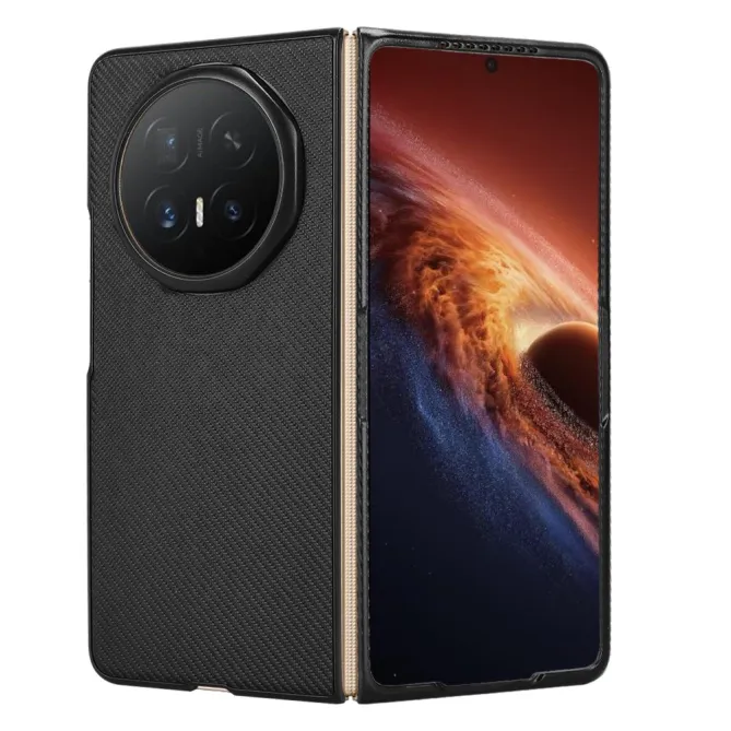 Coque Honor Magic V6 Effet Carbone Bords Ouverts