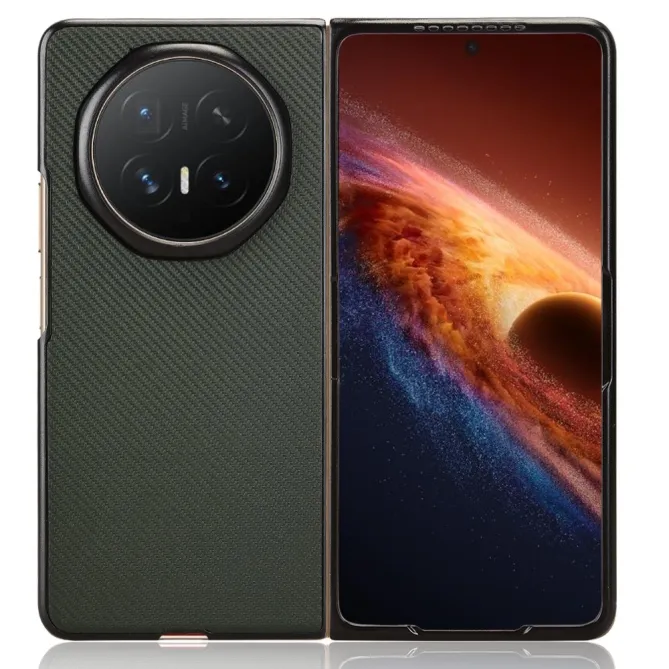 Coque Honor Magic V6 Effet Carbone Bords Ouverts