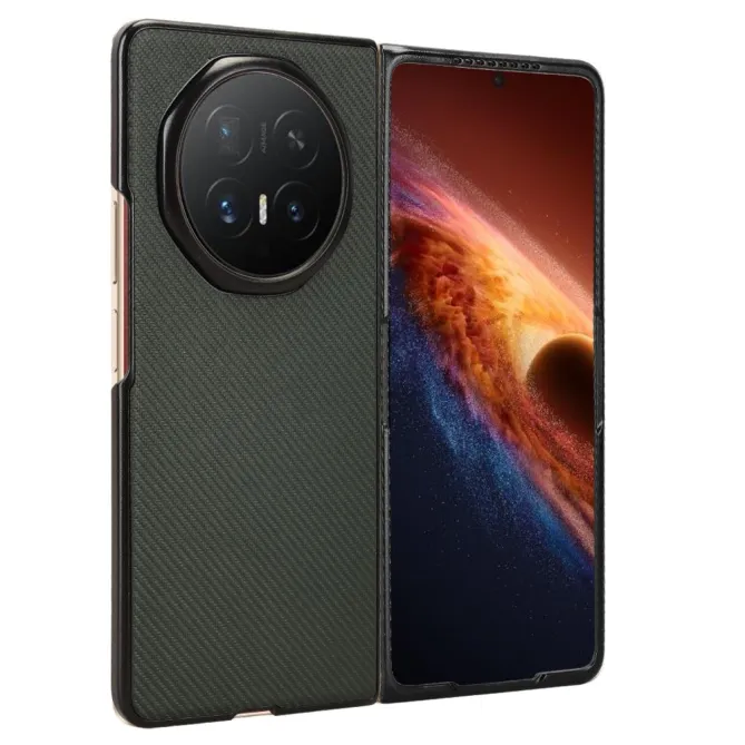 Coque Honor Magic V6 Effet Carbone Bords Ouverts