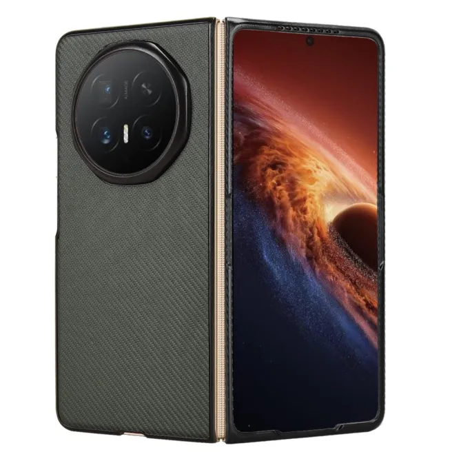 Coque Honor Magic V6 Effet Carbone Bords Ouverts