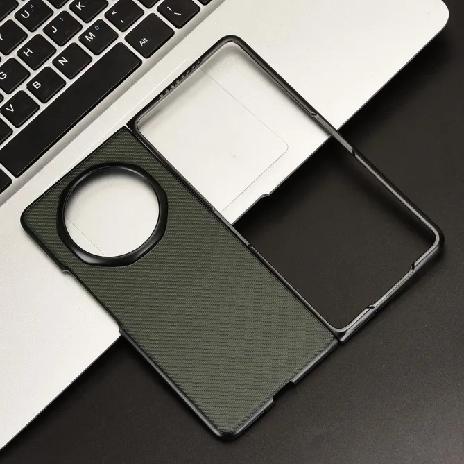 Coque Honor Magic V6 Effet Carbone Bords Ouverts