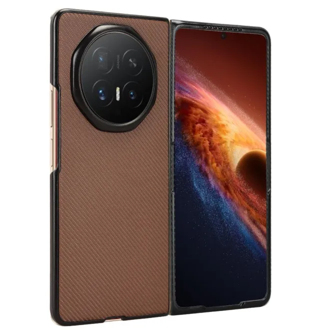 Coque Honor Magic V6 Effet Carbone Bords Ouverts