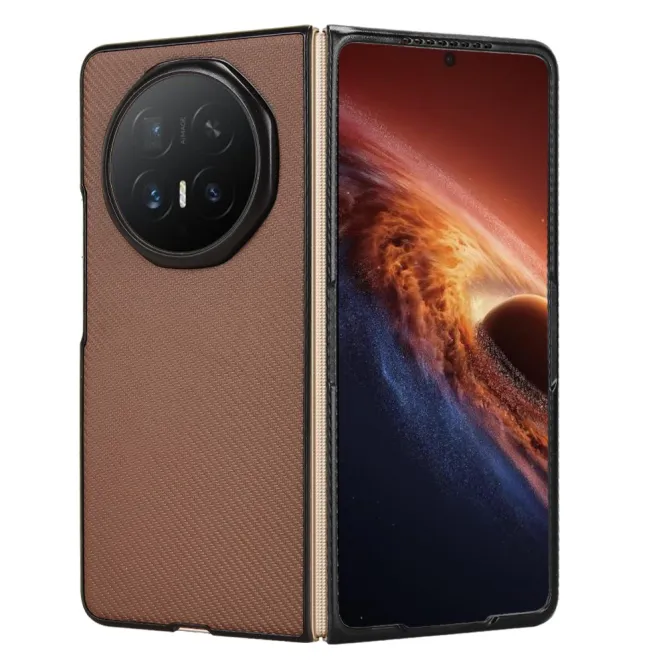 Coque Honor Magic V6 Effet Carbone Bords Ouverts