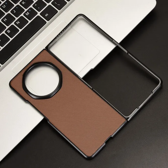 Coque Honor Magic V6 Effet Carbone Bords Ouverts