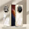 Coque Honor Magic V6 Transparente Charnière Contour Métallisé