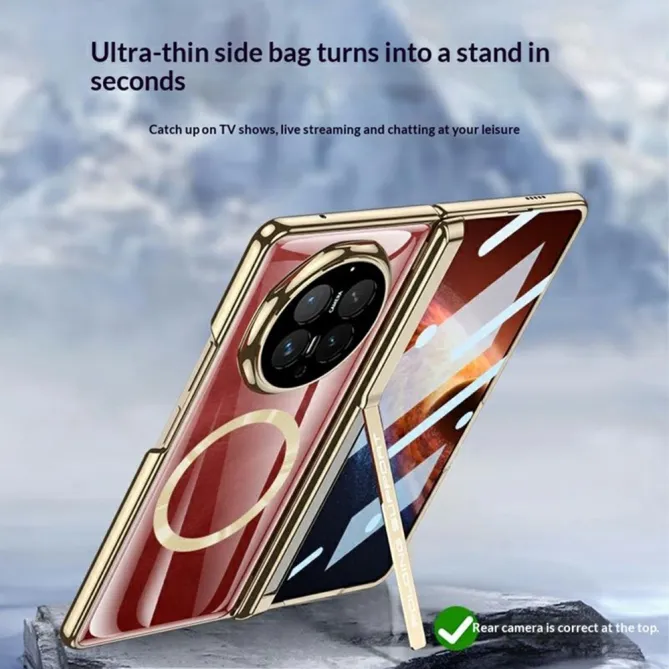 Coque Honor Magic V6 Transparente Magnétique Béquille Cachée