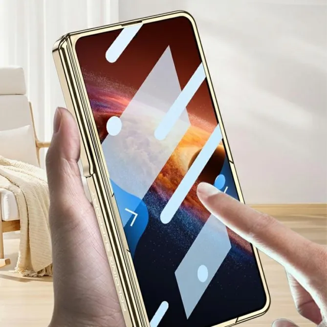 Coque Honor Magic V6 Transparente Magnétique Béquille Cachée