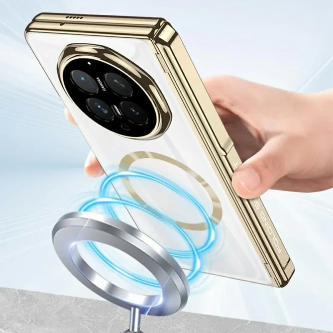 Coque Honor Magic V6 Transparente Magnétique Béquille Cachée