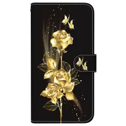 Housse Samsung Galaxy A27 Roses Dorées