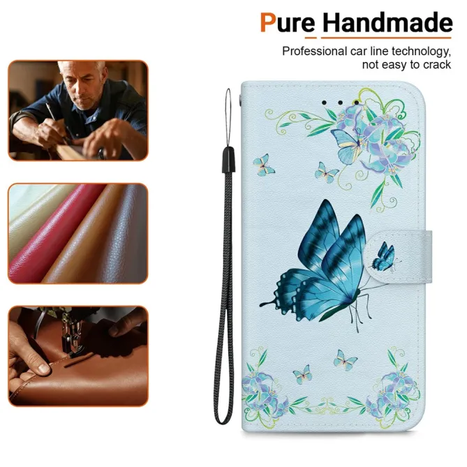 Housse Samsung Galaxy A27 Papillon Céleste
