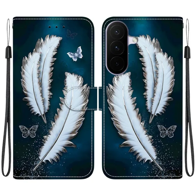 Housse Samsung Galaxy A27 Grandes Plumes
