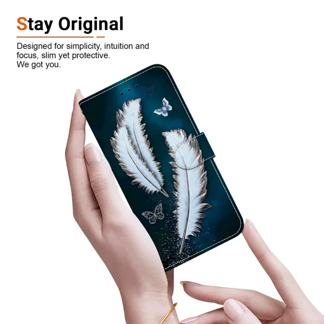 Housse Samsung Galaxy A27 Grandes Plumes