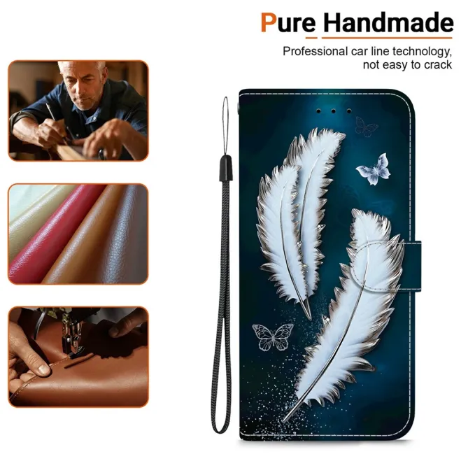 Housse Samsung Galaxy A27 Grandes Plumes