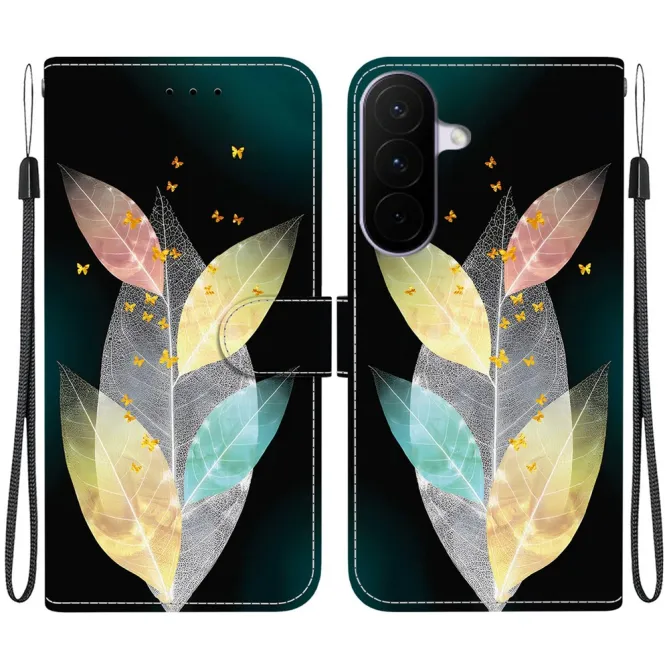 Housse Samsung Galaxy A27 Feuilles Translucides