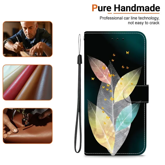 Housse Samsung Galaxy A27 Feuilles Translucides