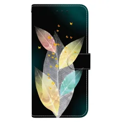 Housse Samsung Galaxy A27 Feuilles Translucides