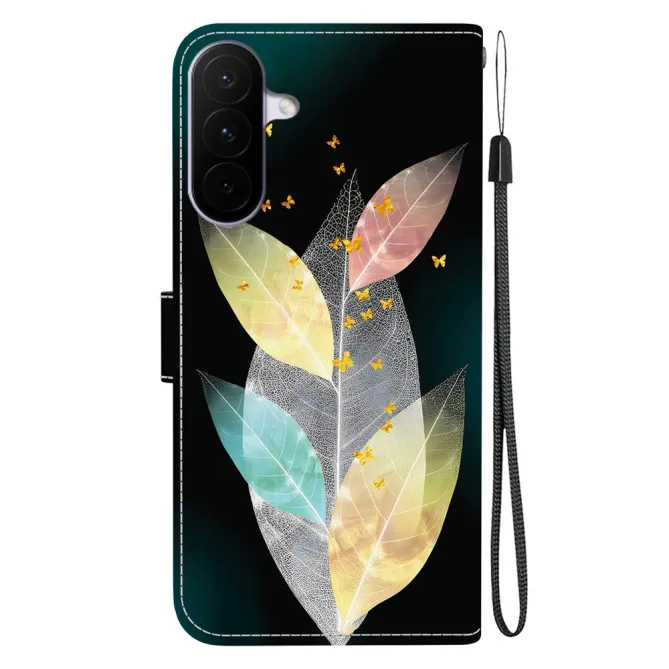 Housse Samsung Galaxy A27 Feuilles Translucides