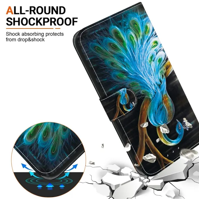 Housse Samsung Galaxy A27 Paon Royal