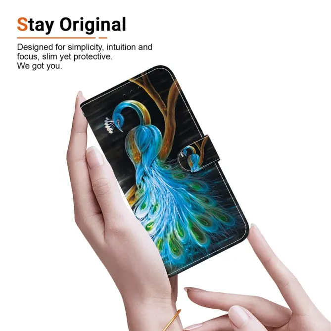 Housse Samsung Galaxy A27 Paon Royal
